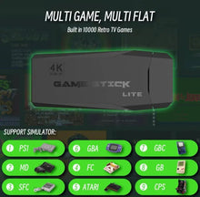 Video Game Stick Lite 4K HD Support Retro Home Console Emulator 10K+ Games