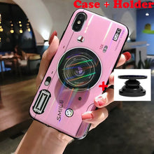 Cute Camera Kickstand Case For iPhone/