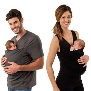CARRYING BABY T-SHIRTS