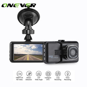 Onever 1080P Mini 3 inch Car DVR Camera 360 Rotation DashCam DVR hidden Video Recorder Support Motion Detection/G-sensor