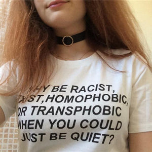 Human Rights Cotton T-shirt For Men and Women