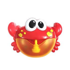 New Arrival Bubble Crabs Baby Bath Toy Funny Bath Bubble Maker Pool Swimming Bathtub Soap Machine Toys for Children Kids