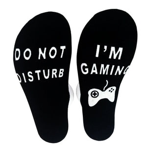 Unisex Novelty Socks Do Not Disturb I Am Gaming Funny 3d Printed womens sockslow cut ankle short spaort socks