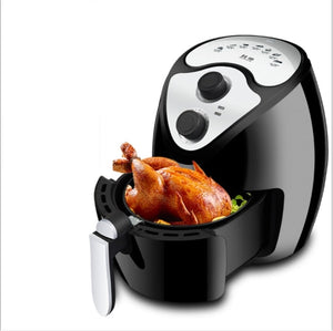 Double Pan 2.6L Automatic air fryer household  chips nuggets mozzarella stick fish maker Intelligent touch electric oven