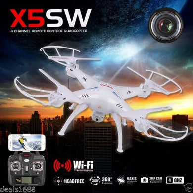 1 Drone WIFI FPV RC Quadcopter 2.4G 6-Axis Helicopter UFO HD 2MP Camera