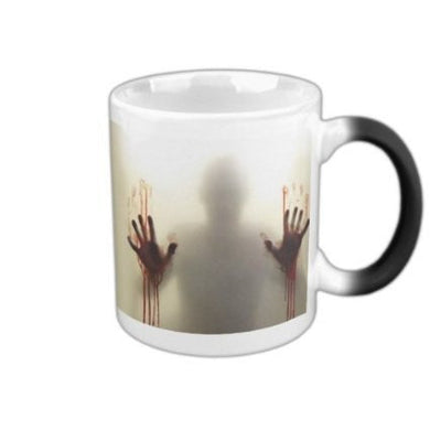 The walking dead zombie morphing  mug